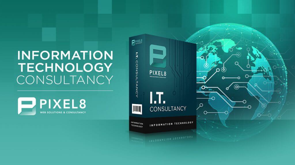 box package i.t. consultancy pack information technology pixel8 globe background 2